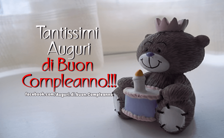 Auguri di Buon Compleanno: Tantissimi Auguri di Buon Compleanno!