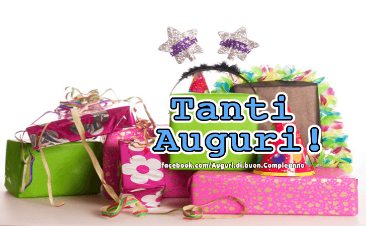 Auguri di Buon Compleanno: Tanti Auguri!