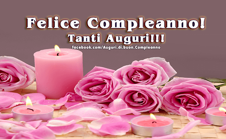 Auguri di Buon Compleanno: Tanti Auguri!