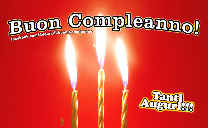 Auguri di Buon Compleanno: Tanti Auguri!