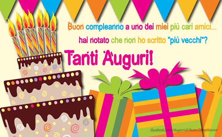 Buon Compleanno A Uno Auguri Di Buon Compleanno