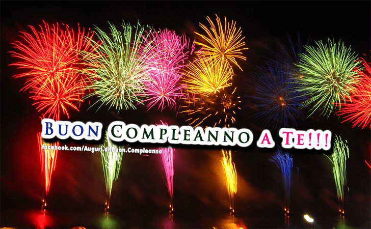 Auguri di Buon Compleanno: Buon Compleanno a Te!