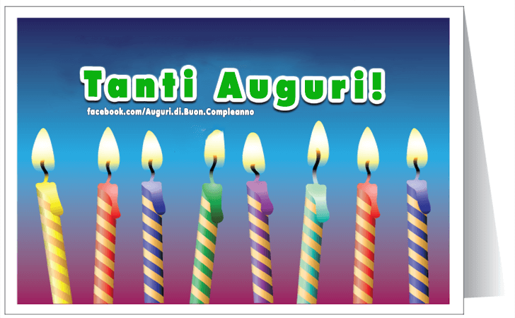 Auguri di Buon Compleanno: Tanti Auguri!