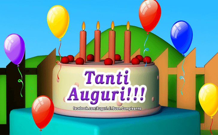 Auguri di Buon Compleanno: Tanti Auguri!