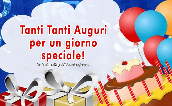 Auguri di Buon Compleanno: Tanti Tanti Auguri per un giorno speciale!