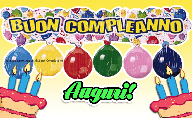 Auguri di Buon Compleanno: Buon Compleanno! Auguri!