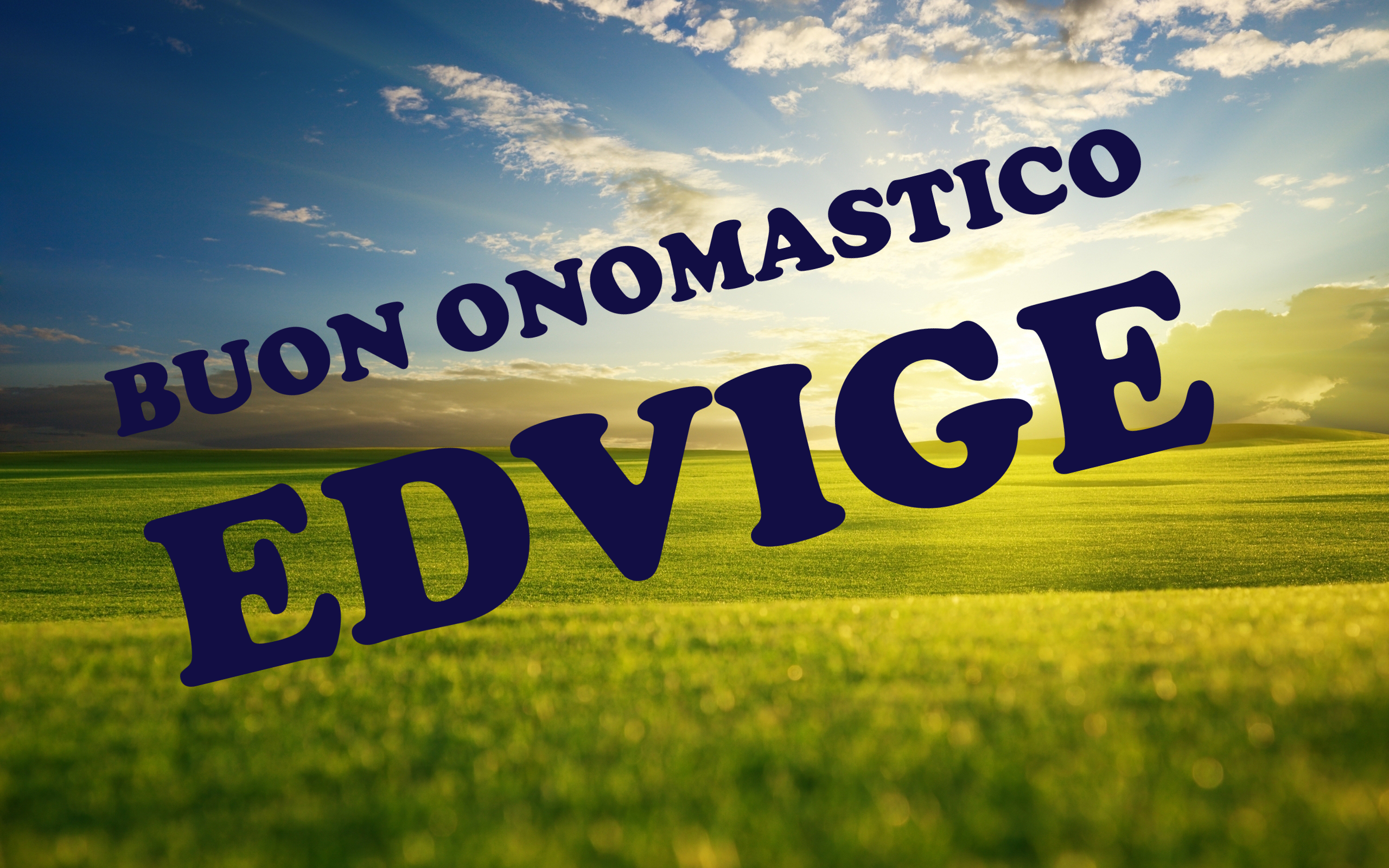 Buon Onomastico Edvige