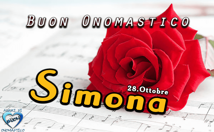 Simona - Onomastico del nome Simona