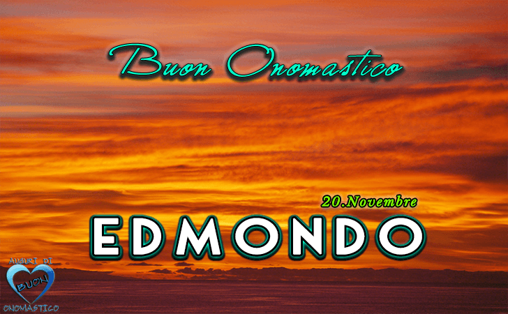 Buon Onomastico Edmondo!