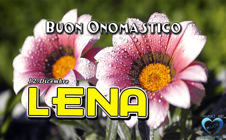 Buon Onomastico Lena! - Buon Onomastico Lena!