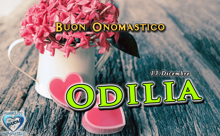 Buon Onomastico Odilia!