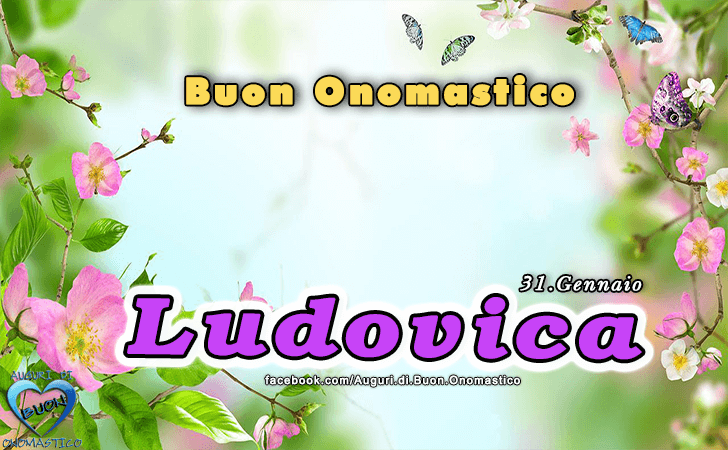 Buon Onomastico Ludovica!