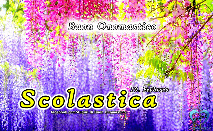 Buon Onomastico Scolastica!