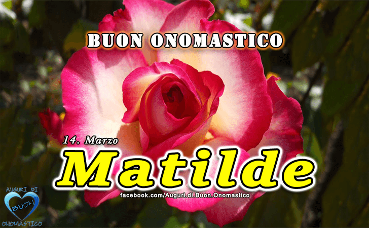 Buon Onomastico Matilde! - Buon Onomastico Matilde!