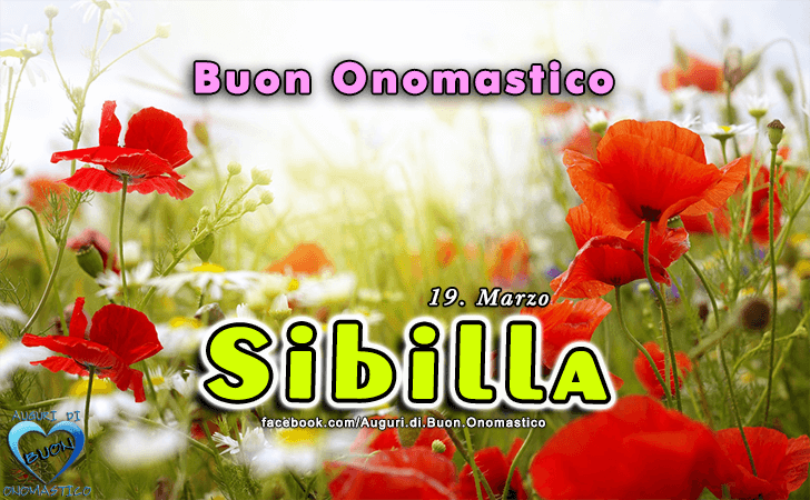 Buon Onomastico Sibilla!