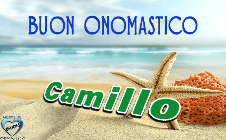 Buon Onomastico Camillo!
