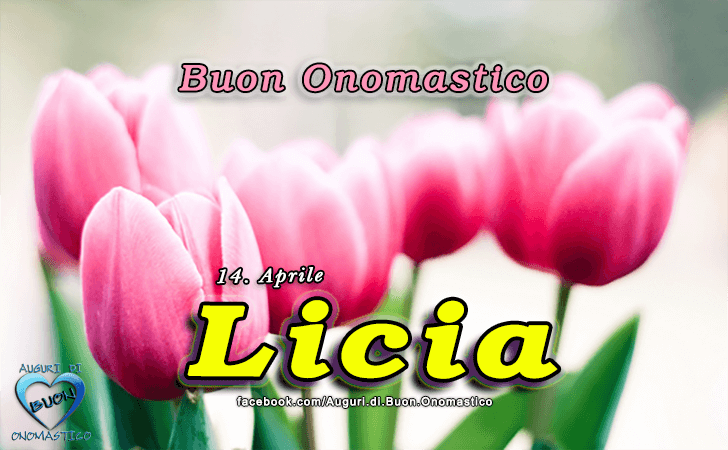 Buon Onomastico Licia! - Buon Onomastico Licia!