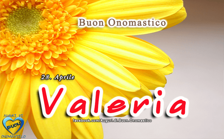 Onomastico Valeria (6 Dicembre)