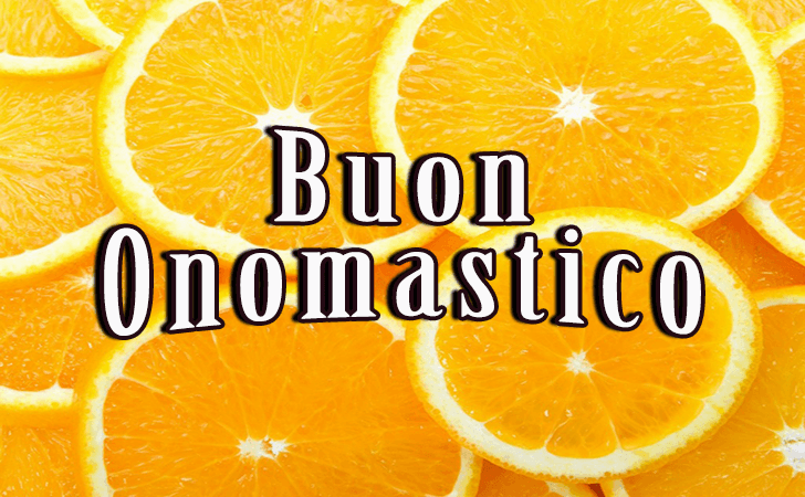 Buon Onomastico!