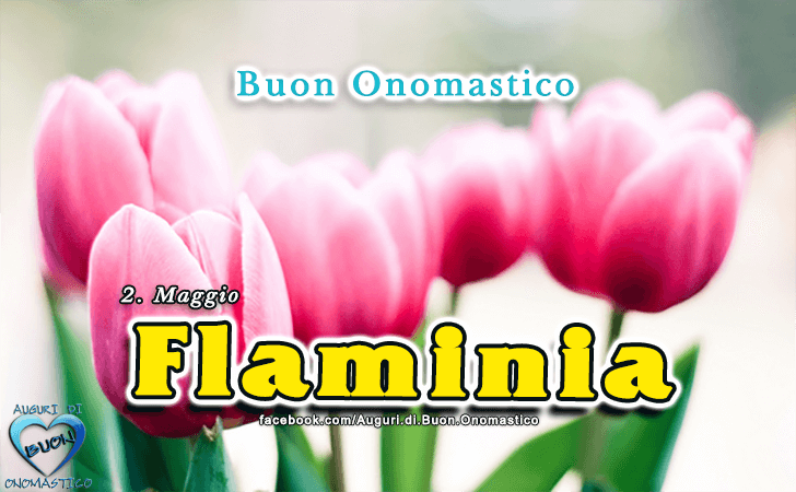 Buon Onomastico Flaminia! - Buon Onomastico Flaminia!