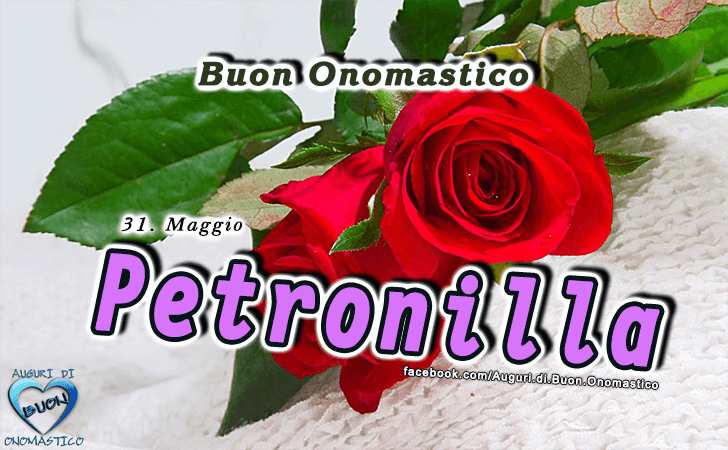 Buon Onomastico Petronilla! - Buon Onomastico Petronilla!