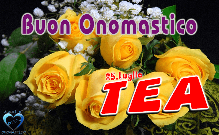 Buon Onomastico Tea!