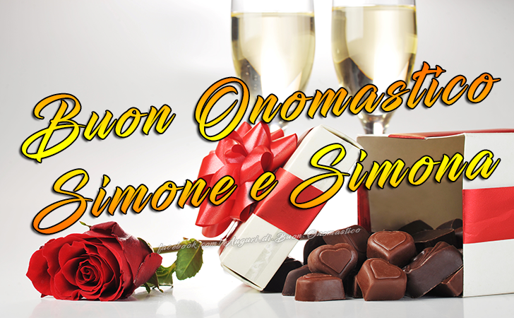 Buon Onomastico Simone e Simona - Buon Onomastico
Simone e Simona