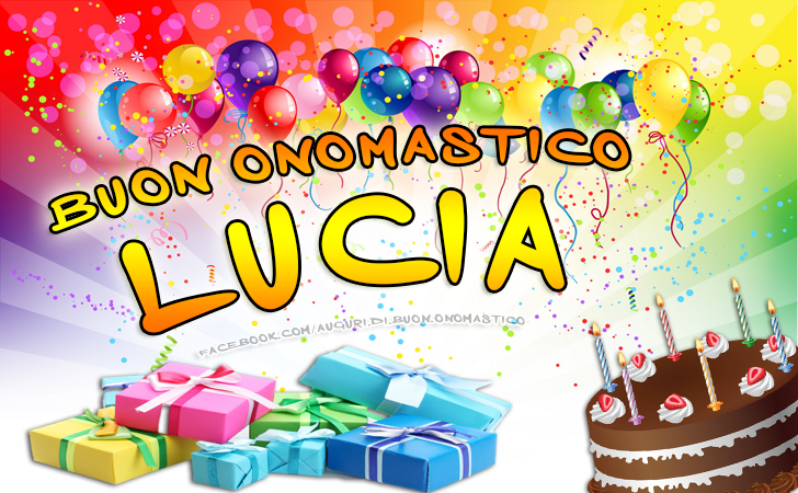 Buon Onomastico Lucia Auguri Di Buon Onomastico