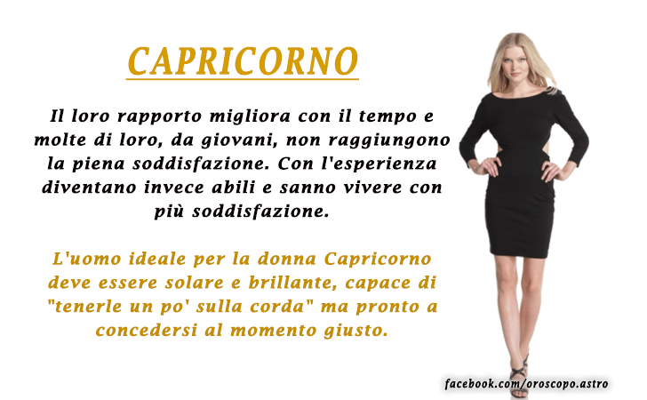 Caratteristiche dei segni zodiacali | CAPRICORNO