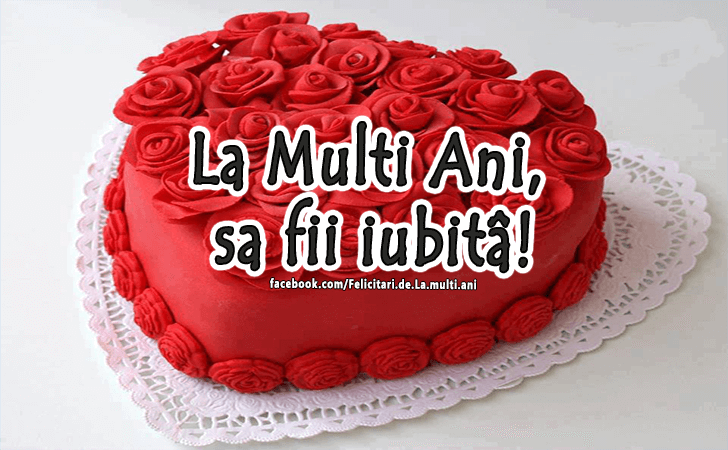 Felicitari de La multi ani | La Multi Ani, sa fii iubita!