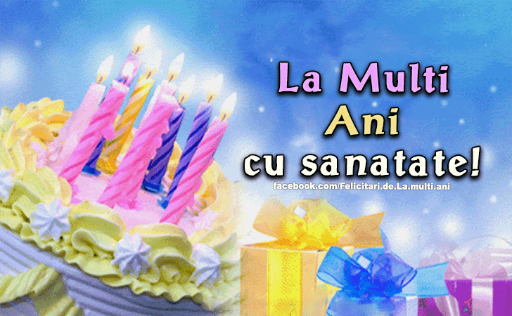 Felicitari de La multi ani | La Multi Ani cu sanatate!