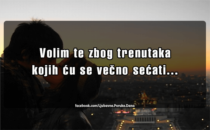 Te poruke volim 'Volim te'