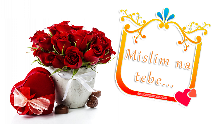 Ljubavne Poruke,  Ljubavne Slike | Mislim na tebe..., Mislim na tebe...