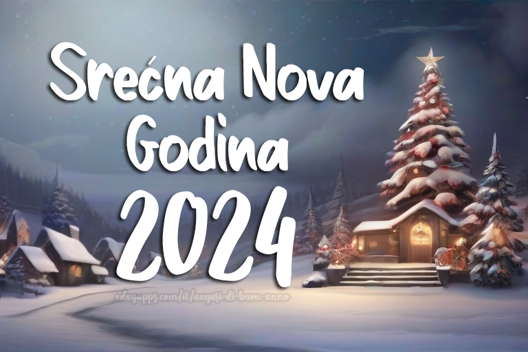 Želim ti puno sreće, zdravlja i veselja u novoj 2024 godini...