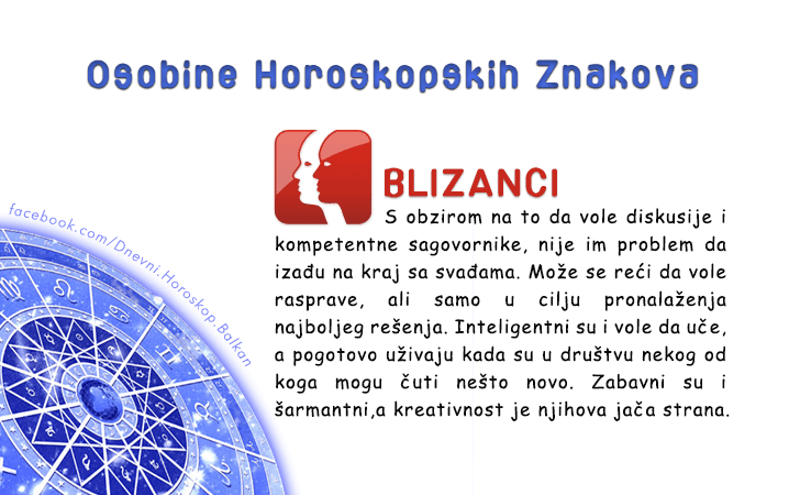 Horoskop | Karakteristike znakova | Horoskopski znakovi i njihove karakteristike