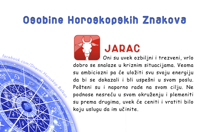 Horoskop | Karakteristike znakova | Horoskopski znakovi i njihove karakteristike