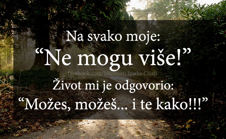 “Ne mogu više!”