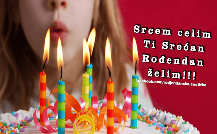Srcem celim Ti - Čestitke, Slike i Poruke za Rođendan