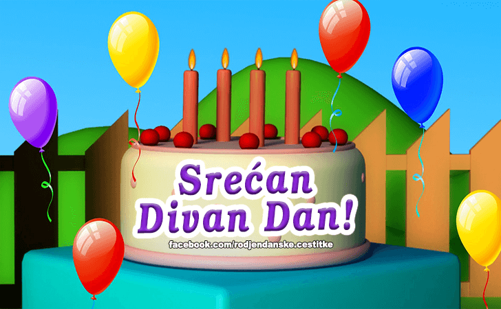 Srecan Divan Dan! - Čestitke, Slike i Poruke za Rođendan