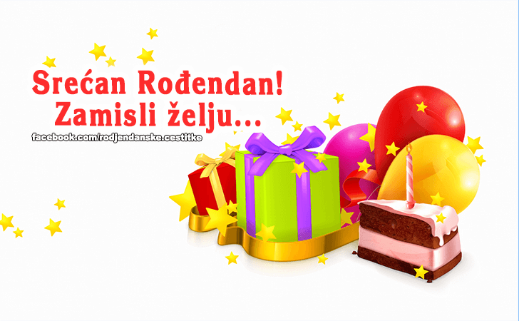 Zamisli zelju... - Čestitke, Slike i Poruke za Rođendan