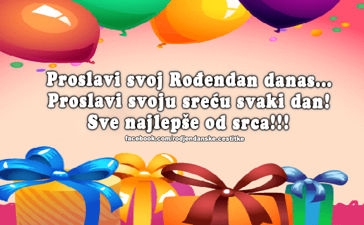 Sve najlepse od srca! - Čestitke, Slike i Poruke za Rođendan