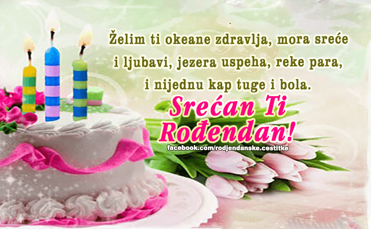 Zelim ti okeane zdravlja... - Čestitke, Slike i Poruke za Rođendan
