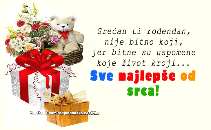 Sve najlepse od srca! - Čestitke, Slike i Poruke za Rođendan