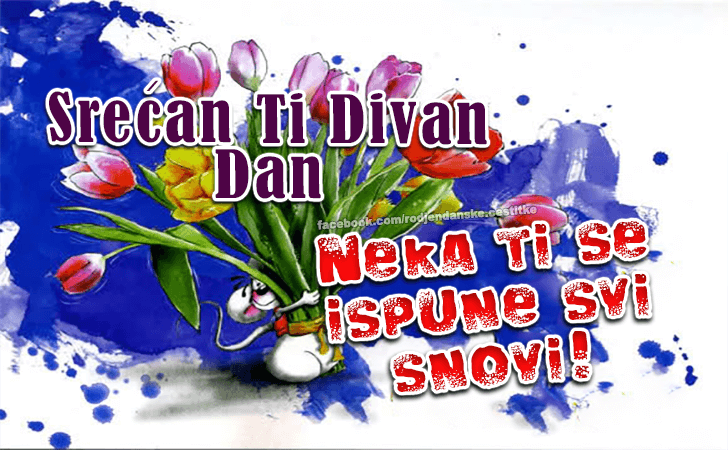 Srećan Ti Divan Dan! - Čestitke, Slike i Poruke za Rođendan