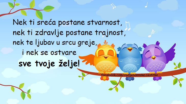 Nek ti sreća postane stvarnost... - Čestitke, Slike i Poruke za Rođendan