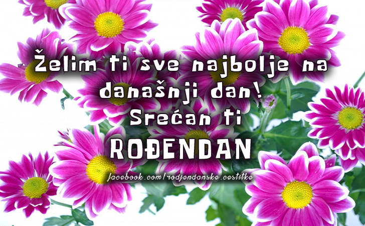 Želim ti sve najbolje na današnji dan!  - Čestitke, Slike i Poruke za Rođendan