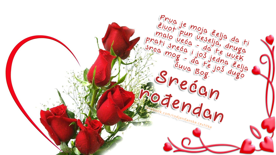 Prva je moja želja da ti život pun veselja... - Čestitke, Slike i Poruke za Rođendan